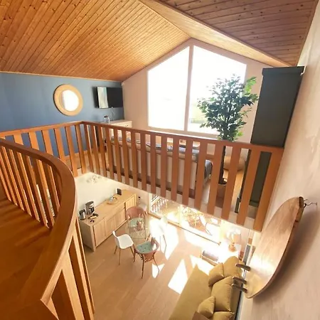 公寓 Duplex Vue Entre Golf Et Ocean 圣让-德蒙