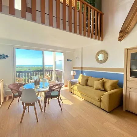 公寓 Duplex Vue Entre Golf Et Ocean 圣让-德蒙